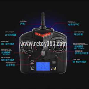 WLtoys WL V252 Helicopter toy Parts Remote Control/Transmitter (image for) WLtoys WL V252 Helicopter toy Parts Remote Control/Transmitter