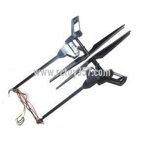 RCToy357.com - WLtoys WL V333 V333N RC Quadcopter toy Parts Side bar & motor set (Forward + Reverse)[Black]