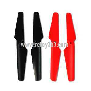 RCToy357.com - WLtoys WL V333 V333N RC Quadcopter toy Parts Blades Red(A+B) & Black(A+B)