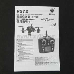 RCToy357.com - WL Toys V272 2.4G 4 Channel 6 Axis GYRO Nano RC Quadcopter Drone RTF toy Parts English manual book