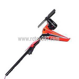 RCToy357.com - WLtoys WL V319 toy Parts Whole Tail Unit Module(Red)