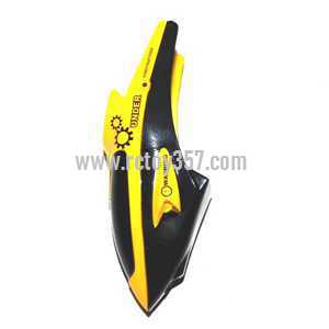 RCToy357.com - WLtoys WL V388 toy Parts Head cover\Canopy(Yellow) - Click Image to Close