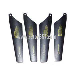 RCToy357.com - WLtoys WL V388 toy Parts Main blades Black) - Click Image to Close