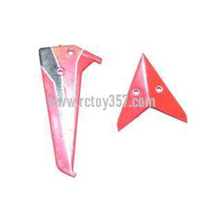 RCToy357.com - WLtoys WL V398 toy Parts Tail decorative set(Red)