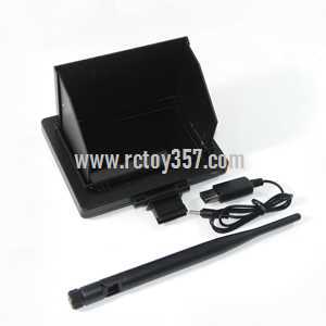 RCToy357.com - WLtoys V666 5.8G FPV 6 Axis RC Quadcopter With HD Camera Monitor RTF toy Parts FPV monitor