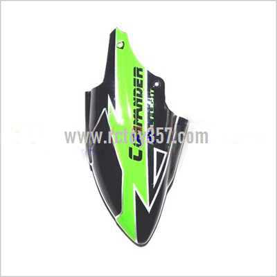 RCToy357.com - WLtoys WL V911 V911-1 toy Parts Head coverCanopy(green)