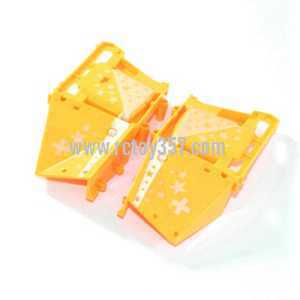 RCToy357.com - WLtoys V915 2.4G 4CH Scale Lama RC Helicopter RTF toy Parts Body cover frame(A) [Yellow]