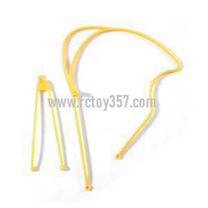 RCToy357.com - WLtoys V915 2.4G 4CH Scale Lama RC Helicopter RTF toy Parts Tail connect parts [Yellow]