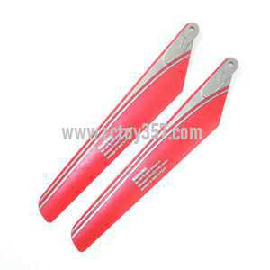 (image for) WLtoys V915 2.4G 4CH Scale Lama RC Helicopter RTF toy Parts Main blades propellers (Red)