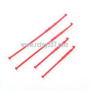 RCToy357.com - WLtoys V915 2.4G 4CH Scale Lama RC Helicopter RTF toy Parts Connecting bar set [Red]