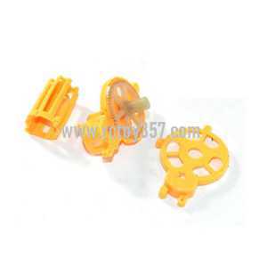 RCToy357.com - WLtoys V915 2.4G 4CH Scale Lama RC Helicopter RTF toy Parts Tail motor deck set [Yellow]