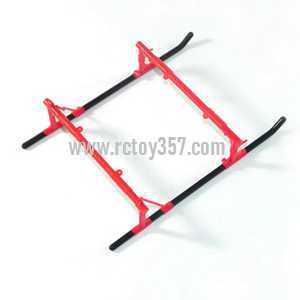 RCToy357.com - WLtoys V915 2.4G 4CH Scale Lama RC Helicopter RTF toy Parts Undercarriage landing skid [Red]