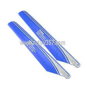 RCToy357.com - WLtoys V915 2.4G 4CH Scale Lama RC Helicopter RTF toy Parts Main blades propellers (Blue)