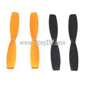 (image for) WLtoys WL V939 toy Parts Blades [Orange(A+B) & Red(A+B)]