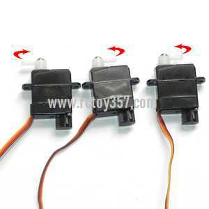 RCToy357.com - WLtoys WL V966 Helicopter toy Parts servo set(3pcs)