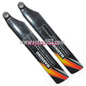 (image for) main rotor blade(Black/orange) XK K110S RC Helicopter spare parts