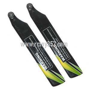 (image for) WLtoys WL V988 Helicopter toy Parts main rotor blade(Black + green)