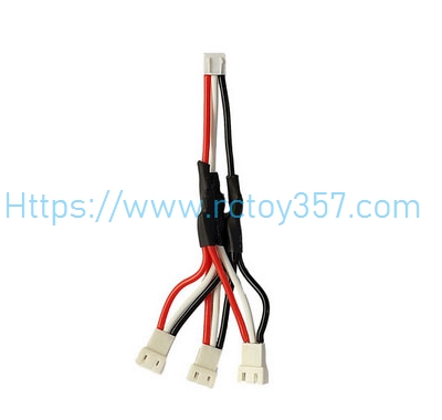 RCToy357.com - 1 to 3 charger wires XIAXIU Raptor H650 RC Airplane Spare Parts - Click Image to Close