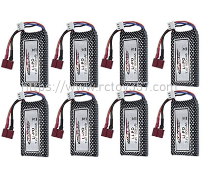 (image for) 7.4V 1600mah Battery 8pcs XinLeHong 9125 RC Car Spare Parts