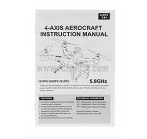 RCToy357.com - XinLin X163 X163F RC Quadcopter toy Parts Manual book