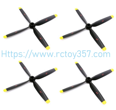 RCToy357.com - 0009 Prop Blade 4pcs XK A280 P51 RC Airplane Spare Parts