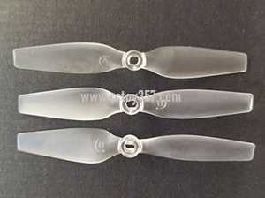 (image for) JJRC M02 RC Glider parts Paddle group transparent black