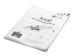 (image for) XK K100 Helicopter toy Parts English manual book