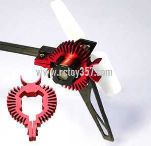 RCToy357.com - WLtoys WL V966 Helicopter toy Parts Tail motor Radiator（Ultra-light aluminum）