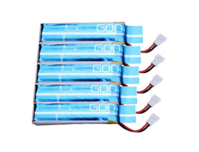 RCToy357.com - battery (3.7V 520mAh) 5pcs XK K110S RC Helicopter spare parts - Click Image to Close