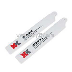 RCToy357.com - Main rotor blade (White) XK K110S RC Helicopter spare parts