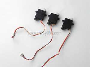 RCToy357.com - servo set XK K110S RC Helicopter spare parts