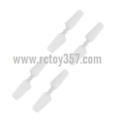 RCToy357.com - XK K127 RC Helicopter spare parts Tail blade(white)4pcs