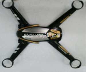 RCToy357.com - XK X252 RC Quadcopter toy Parts Upper cover [Blace]
