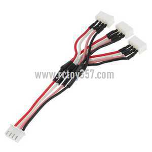 RCToy357.com - XK X380 X380-A X380-B X380-C RC Quadcopter toy Parts 1 to 3 Charging Cable [Charger 3x 11.1V 25C 5600mAh Battery]