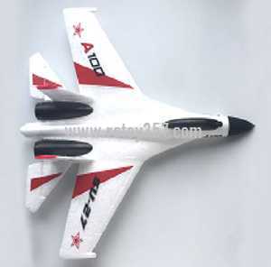 RCToy357.com - XK A100 RC Airplane toy Parts Body group[white]