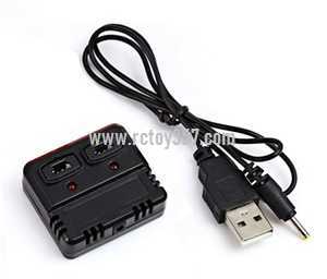 RCToy357.com - XK A110 RC Airplane toy Parts USB charger wire + balance charger box