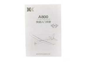 (image for) XK A800 RC Airplane toy Parts English manual