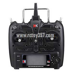 RCToy357.com - XK K130 RC Helicopter toy Parts X6 Remote Control/Transmitter - Click Image to Close