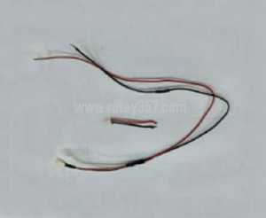 RCToy357.com - XK K130 RC Helicopter toy Parts Tail motor wire plug - Click Image to Close