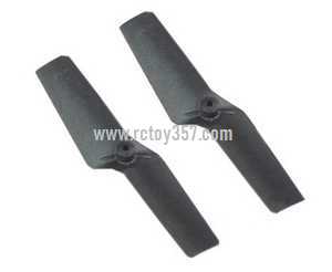 RCToy357.com - XK K130 RC Helicopter toy Parts Tail blade(Black) 1pcs - Click Image to Close