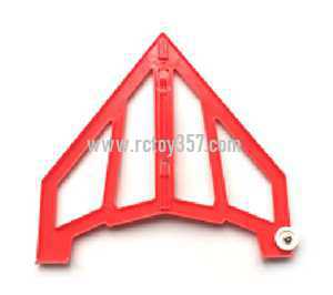 RCToy357.com - XK X420 RC Airplane toy Parts Left droop landing gear set red - Click Image to Close