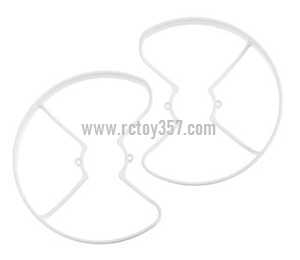 RCToy357.com - XK X420 RC Airplane toy Parts Protective frame set white - Click Image to Close