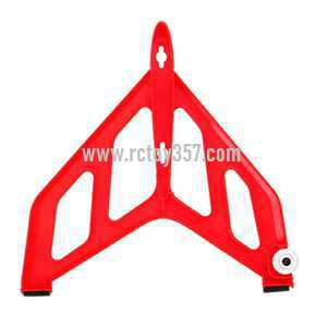 RCToy357.com - XK X520 RC Airplane toy Parts Left vertical tail group red
