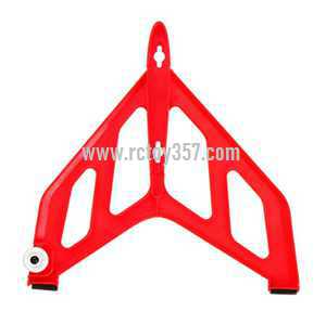 RCToy357.com - XK X520 RC Airplane toy Parts Right vertical tail group red