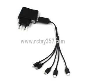 RCToy357.com - VISUO XS809S RC Quadcopter toy Parts Charger head + USB charger(1 charge 5)