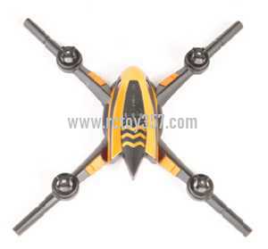RCToy357.com - Yi Zhan YiZhan X4 RC Quadcopter toy Parts Upper Head + Lower board[Yellow Black]