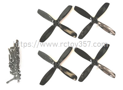 (image for) Tail propeller 4pcs YuXiang YXZNRC F09 UH-60 RC Helicopter Spare Parts